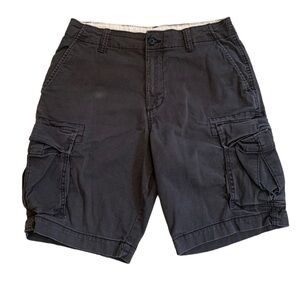 Old Navy Lived-In Straight Built-In Flex Cargo Shorts Men's 32 Grey